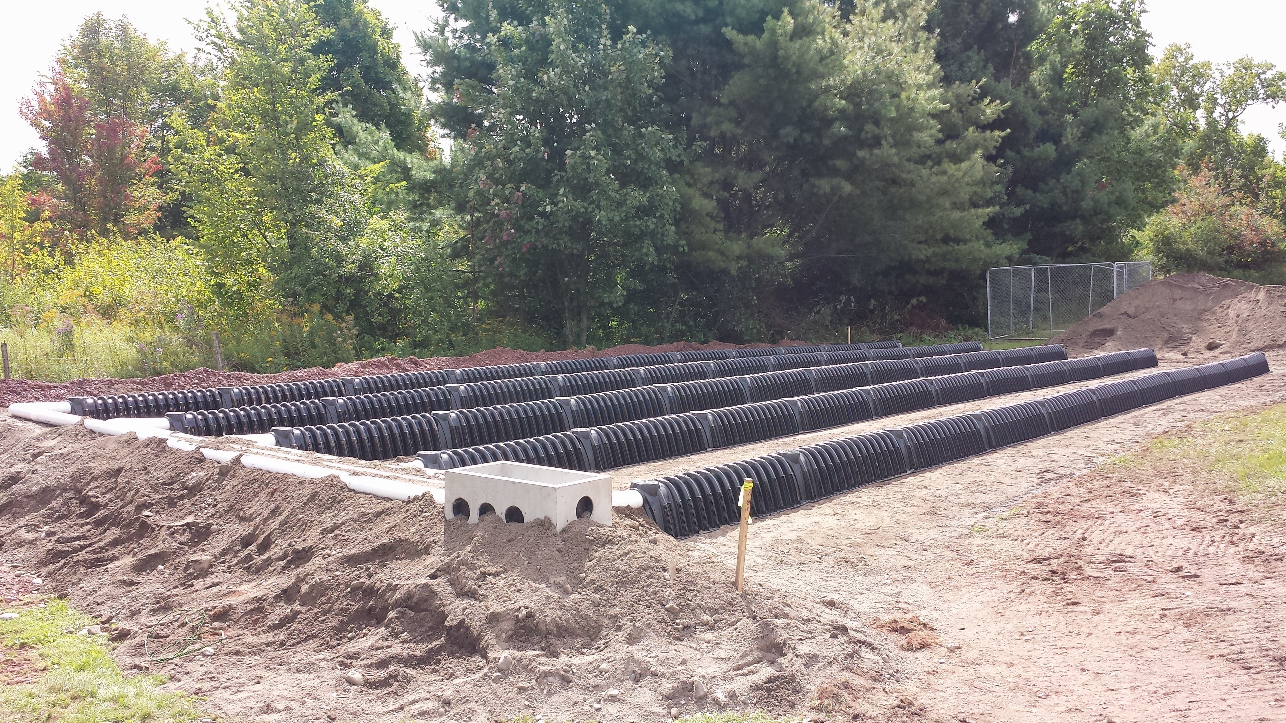 New Raised Bed Septic System